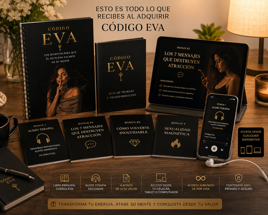 📦CODIGO EVA 💜- LIBRO /TALLER, AUDIOS  + 5 BONUS